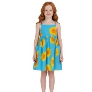 Stella McCartney Kids Sunflowers Cotton Dress